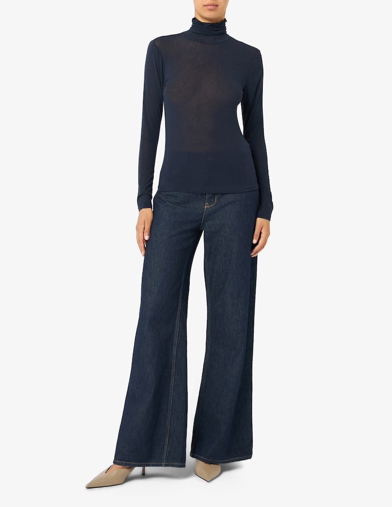 Rinascente Collection Modal lightweight roll-neck top - picture 2 Rinascente Collection Modal lightweight roll-neck top - picture 2