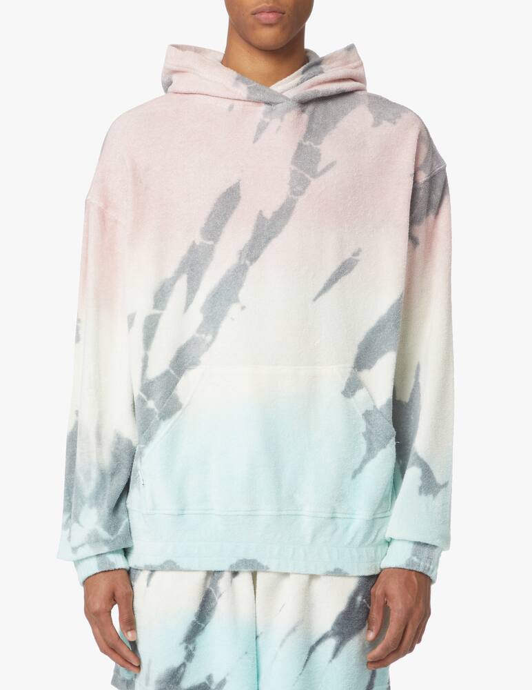 rinascente Bonsai Felpa con cappuccio spugna tie dye - multicolor