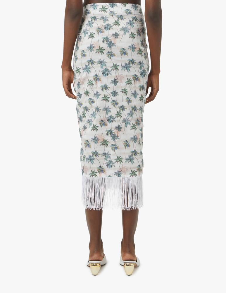 rinascente Panarehi Tavarua beach cover up - white