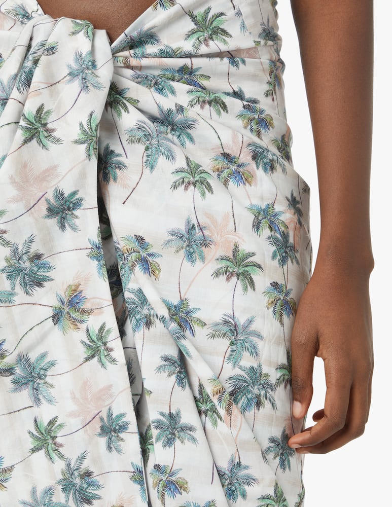 rinascente Panarehi Tavarua beach cover up - white