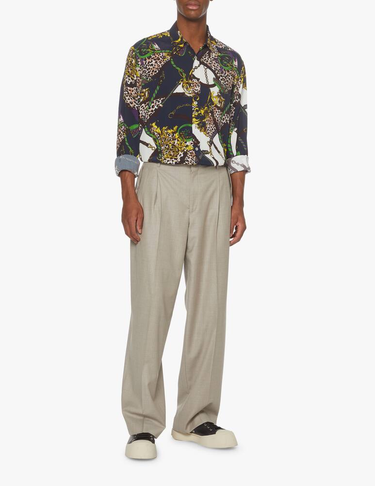 rinascente Waxman Brothers Viscose over shirt - blue