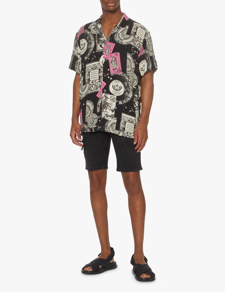 rinascente Waxman Brothers Camicia hawaiana - nero