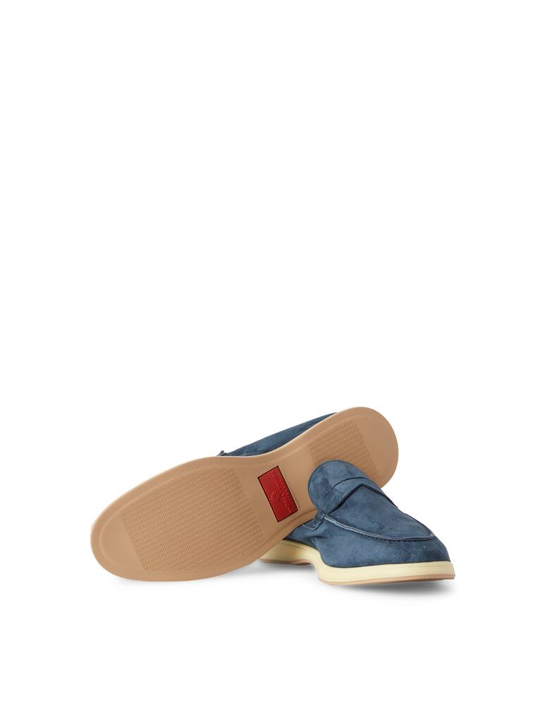 Andrea Ventura Firenze Suede loafer - blue - picture 5 Andrea Ventura Firenze Suede loafer - blue - picture 5
