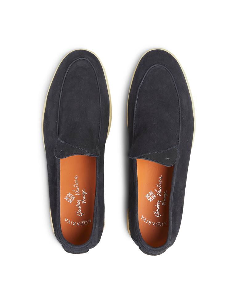 Andrea Ventura Firenze Suede loafer - blue - picture 3 Andrea Ventura Firenze Suede loafer - blue - picture 3