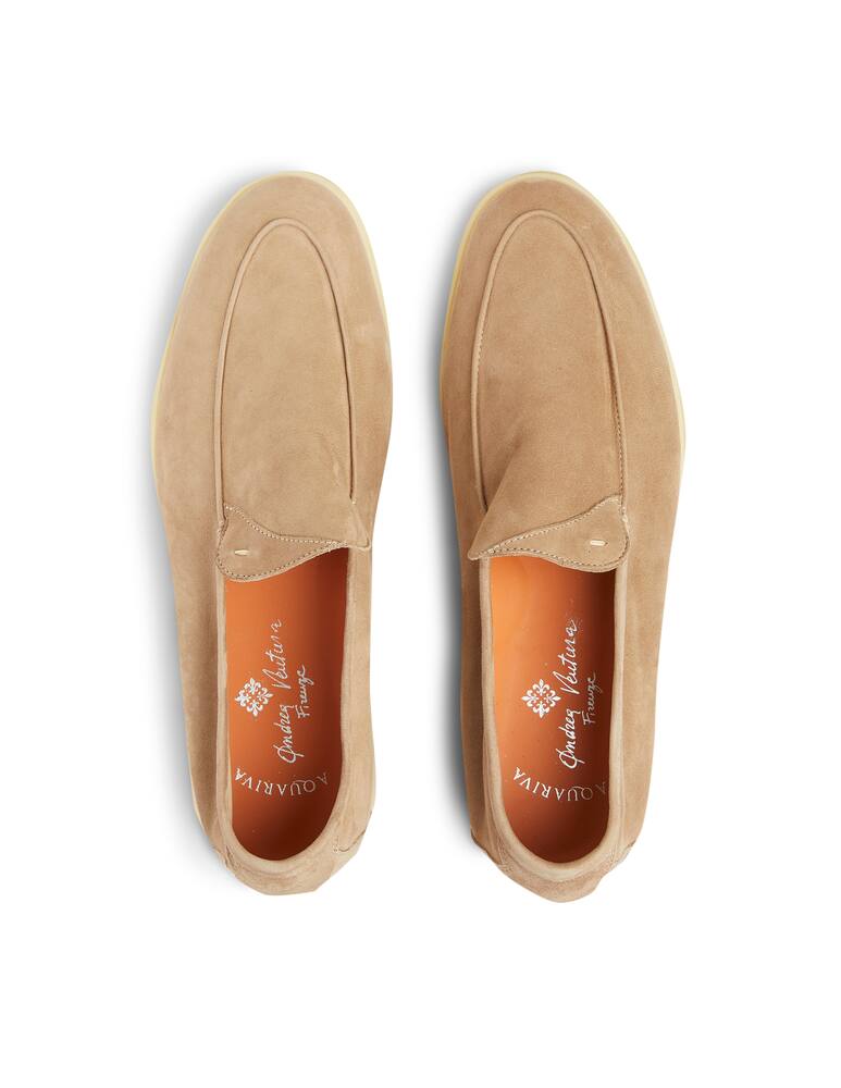 rinascente Andrea Ventura Firenze Mocassino in suede - beige