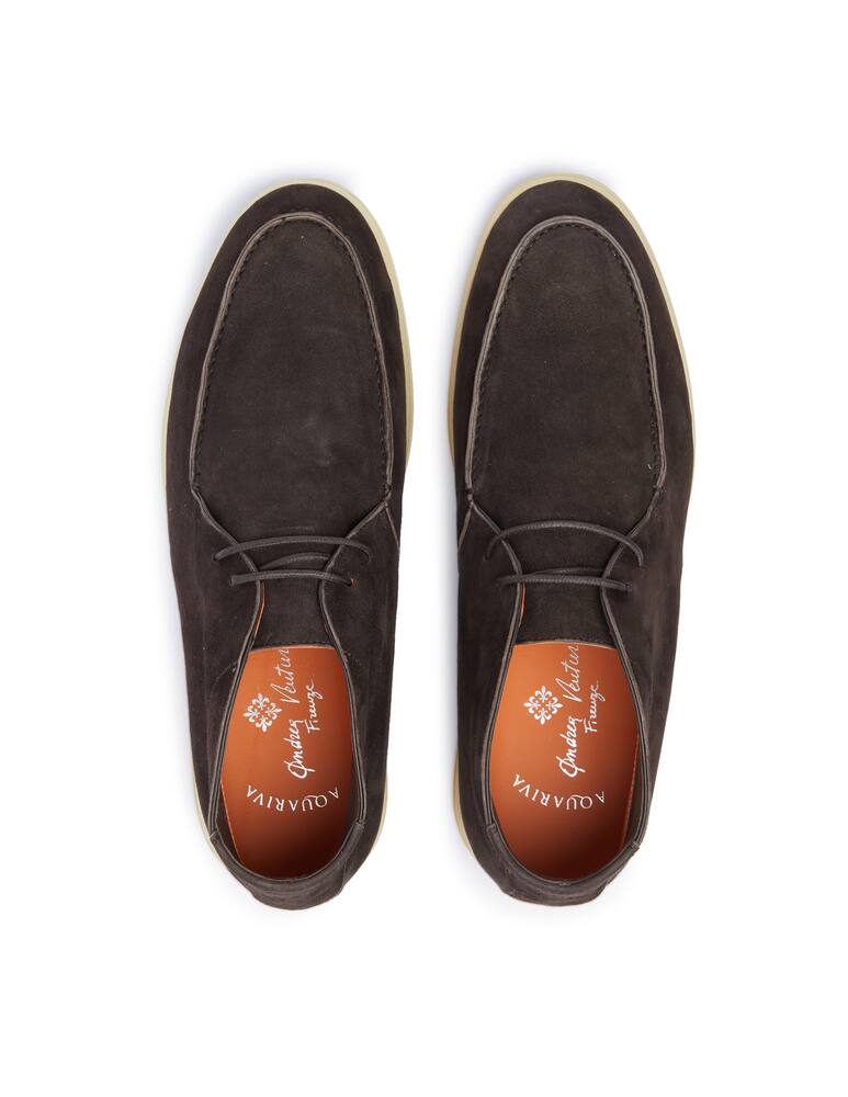 rinascente Andrea Ventura Firenze Scarpa stringata in suede - marrone