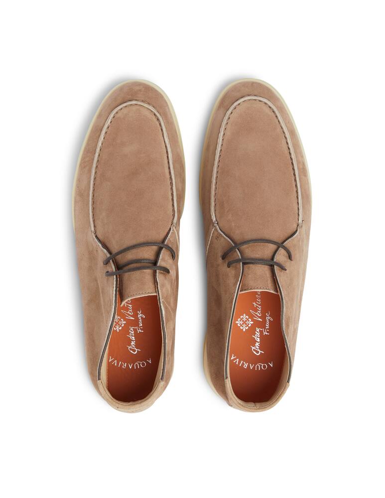 rinascente Andrea Ventura Firenze Laced up suede shoes - beige