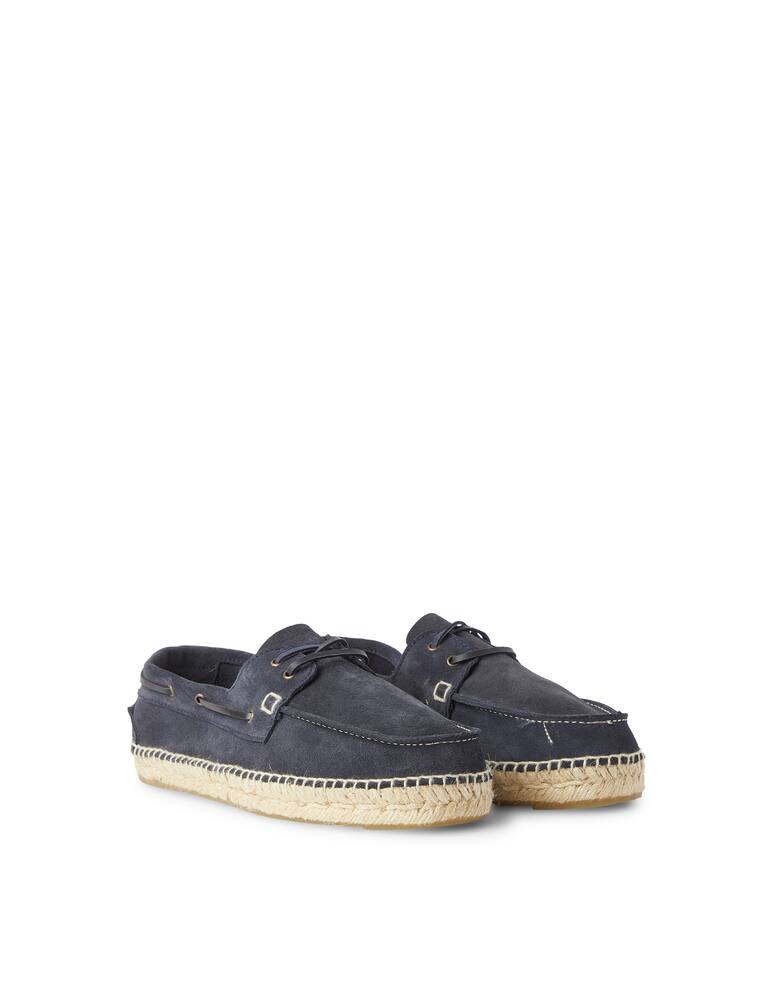 rinascente Manebì Boat shoe suede - blue