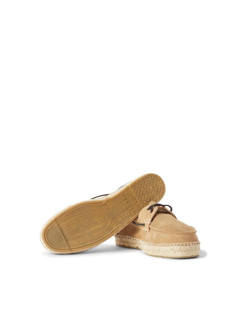rinascente Manebì Boat shoe suede - beige