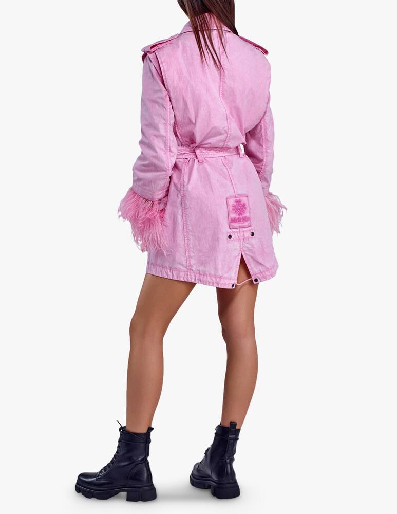 rinascente Mr&Mrs Italy Giacca field con bolero staccabile e piume