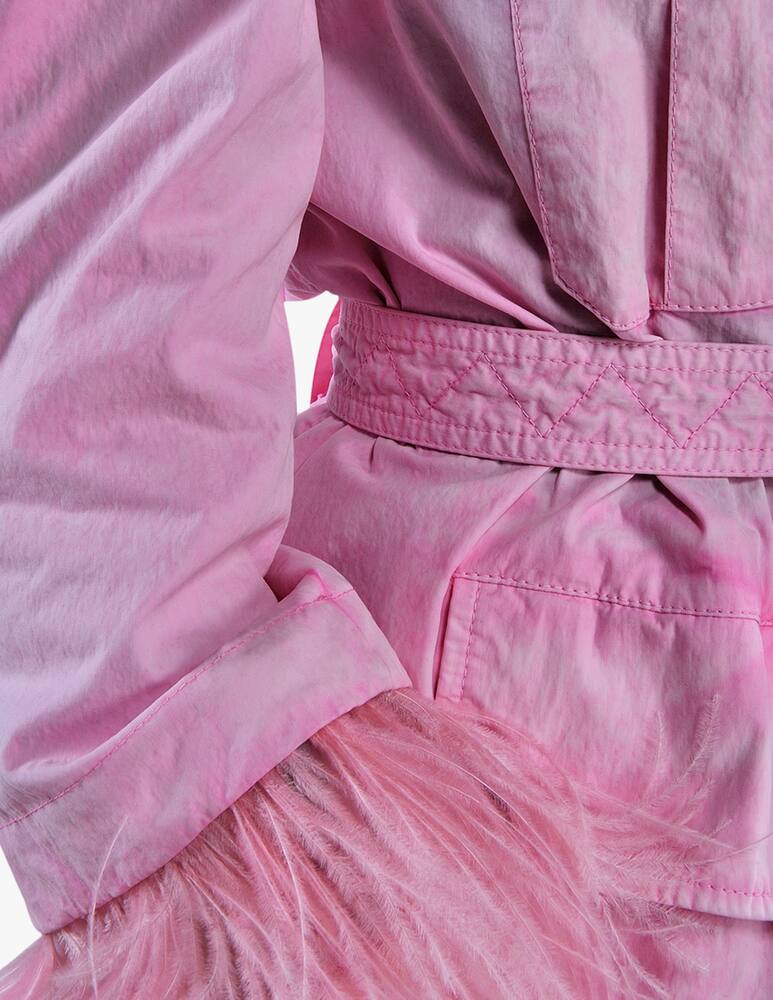 rinascente Mr&Mrs Italy Giacca field con bolero staccabile e piume