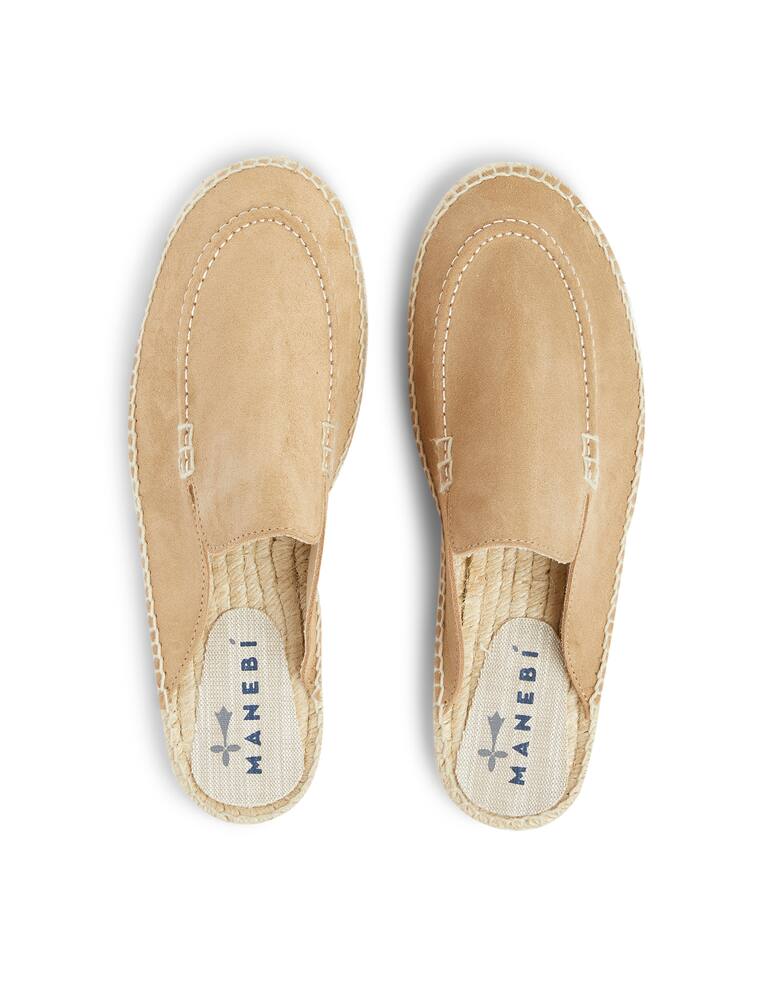 rinascente Manebì Sabot suede - beige