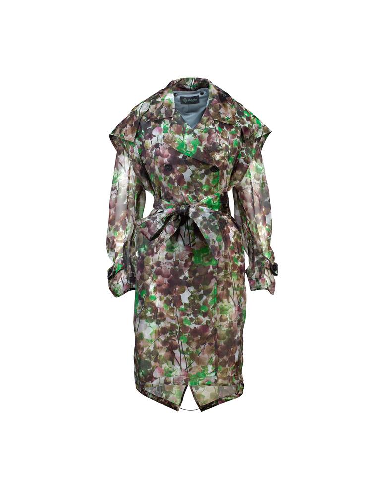 Mr&Mrs Italy Camouflage print trench - picture 1 Mr&Mrs Italy Camouflage print trench - picture 1
