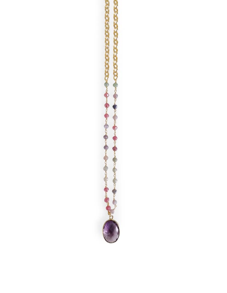 Noon Milan Collana Mala Ametista - immagine 1 Noon Milan Collana Mala Ametista - immagine 1