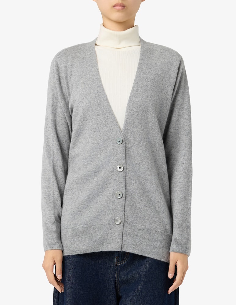 Pure Cashmere V neck cardigan - picture 1 Pure Cashmere V neck cardigan - picture 1