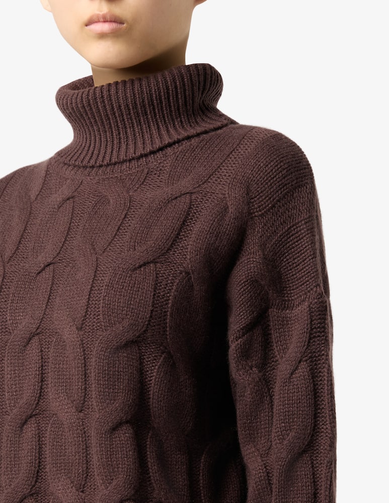 Pure Cashmere Maglia collo alto bicolore - immagine 4 Pure Cashmere Maglia collo alto bicolore - immagine 4