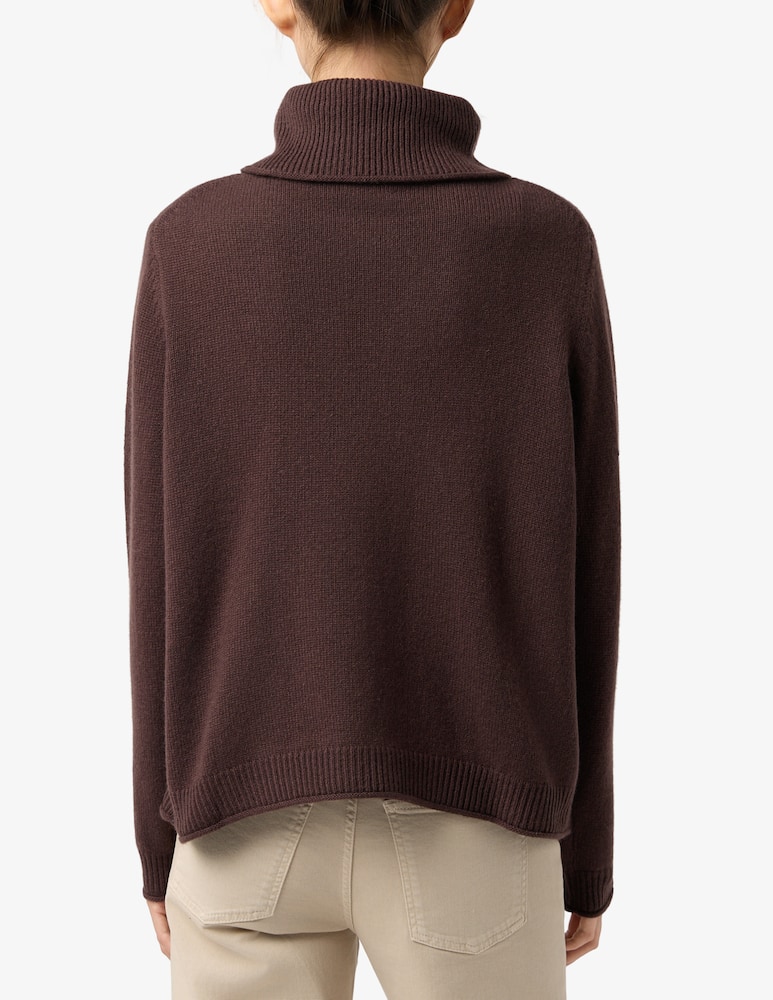 Pure Cashmere Maglia collo alto bicolore - immagine 3 Pure Cashmere Maglia collo alto bicolore - immagine 3