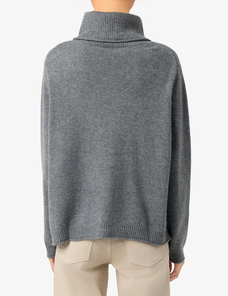 Pure Cashmere Maglia collo alto bicolore - immagine 3 Pure Cashmere Maglia collo alto bicolore - immagine 3