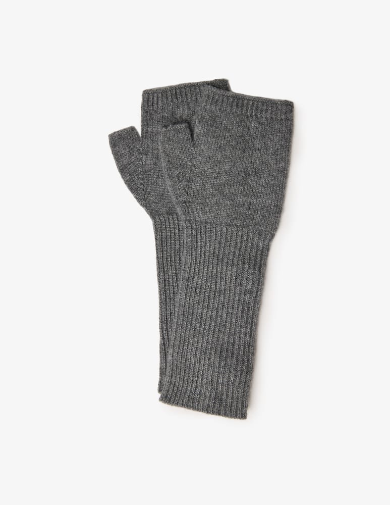 Pure Cashmere Manicotto a coste - immagine 1 Pure Cashmere Manicotto a coste - immagine 1