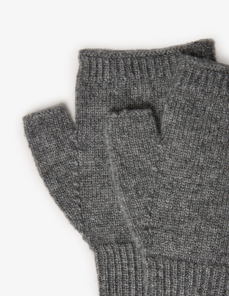 Pure Cashmere Manicotto a coste - immagine 2 Pure Cashmere Manicotto a coste - immagine 2