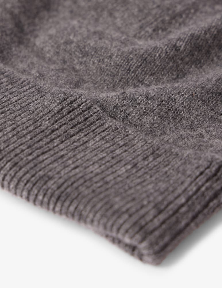 Pure Cashmere Cappello con bordo a costine - immagine 4 Pure Cashmere Cappello con bordo a costine - immagine 4