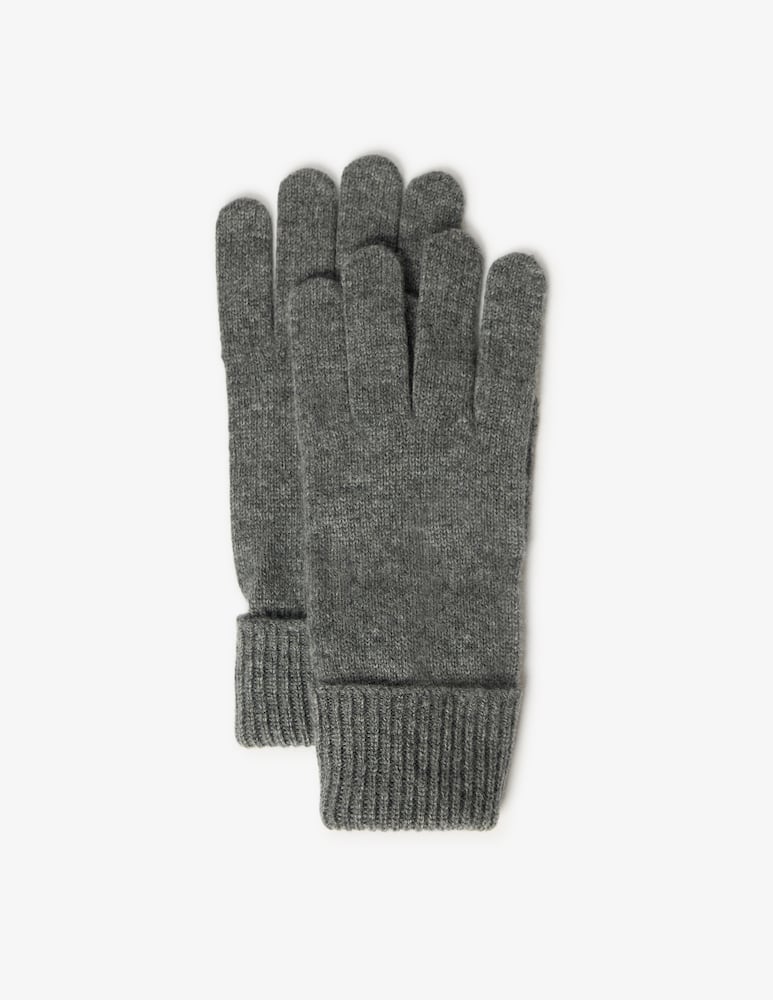 Pure Cashmere Guanti polso in costa - immagine 1 Pure Cashmere Guanti polso in costa - immagine 1