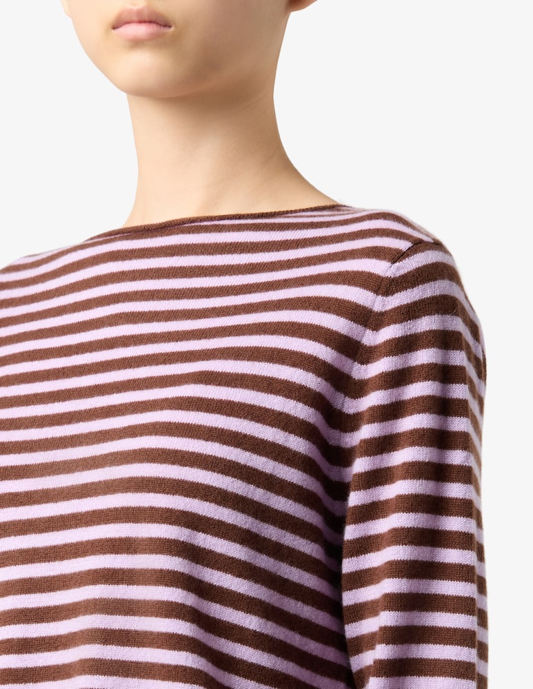Pure Cashmere Striped long-sleeve tee - picture 4 Pure Cashmere Striped long-sleeve tee - picture 4