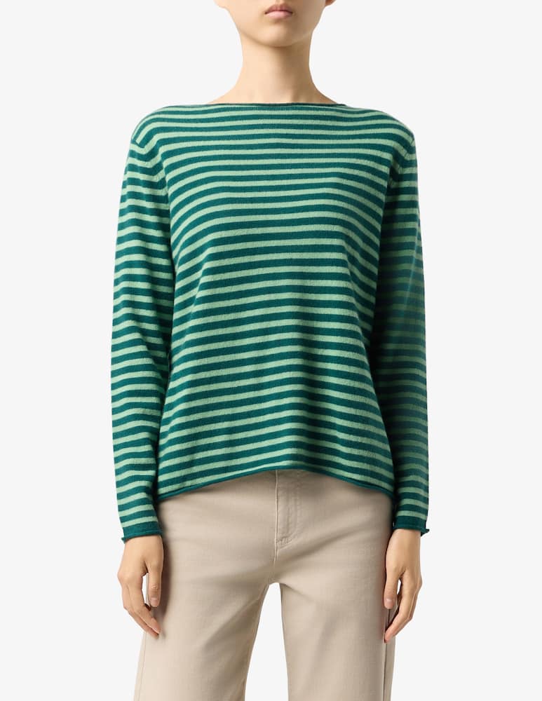 Pure Cashmere Striped tee - picture 1 Pure Cashmere Striped tee - picture 1