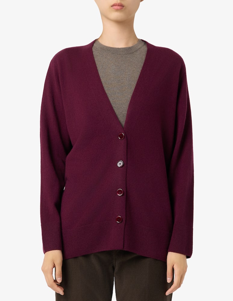 Pure Cashmere Cardigan scollo a v - immagine 1 Pure Cashmere Cardigan scollo a v - immagine 1