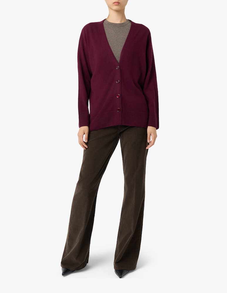 Pure Cashmere Cardigan scollo a v - immagine 2 Pure Cashmere Cardigan scollo a v - immagine 2
