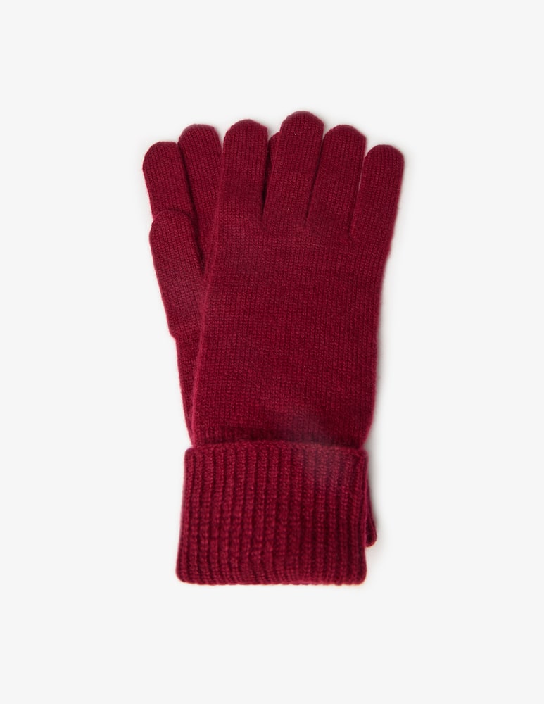 Pure Cashmere Guanti polso in costa - immagine 1 Pure Cashmere Guanti polso in costa - immagine 1