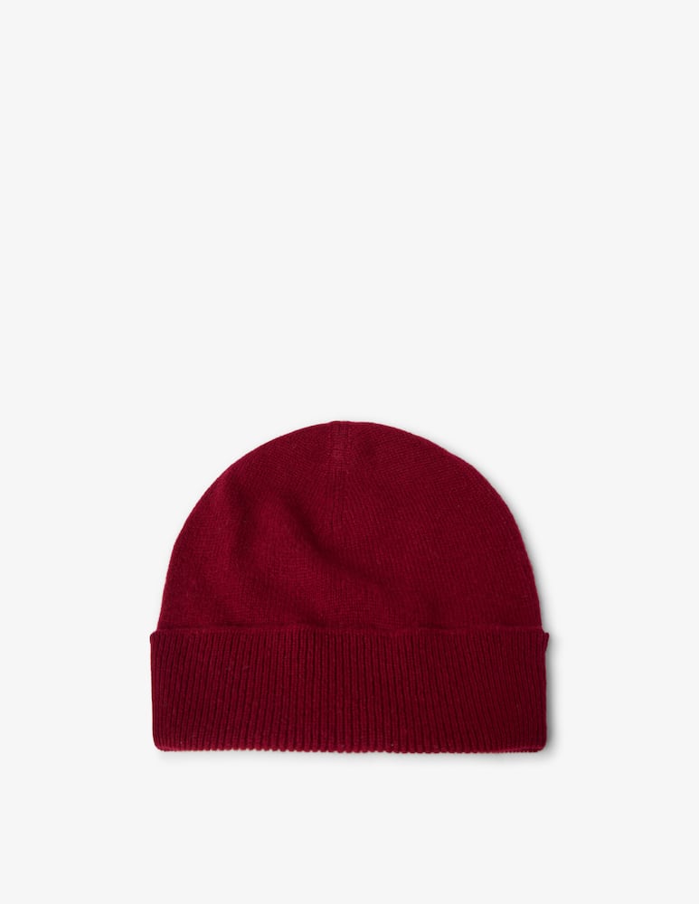 Pure Cashmere Cappello con bordo a costine - immagine 2 Pure Cashmere Cappello con bordo a costine - immagine 2