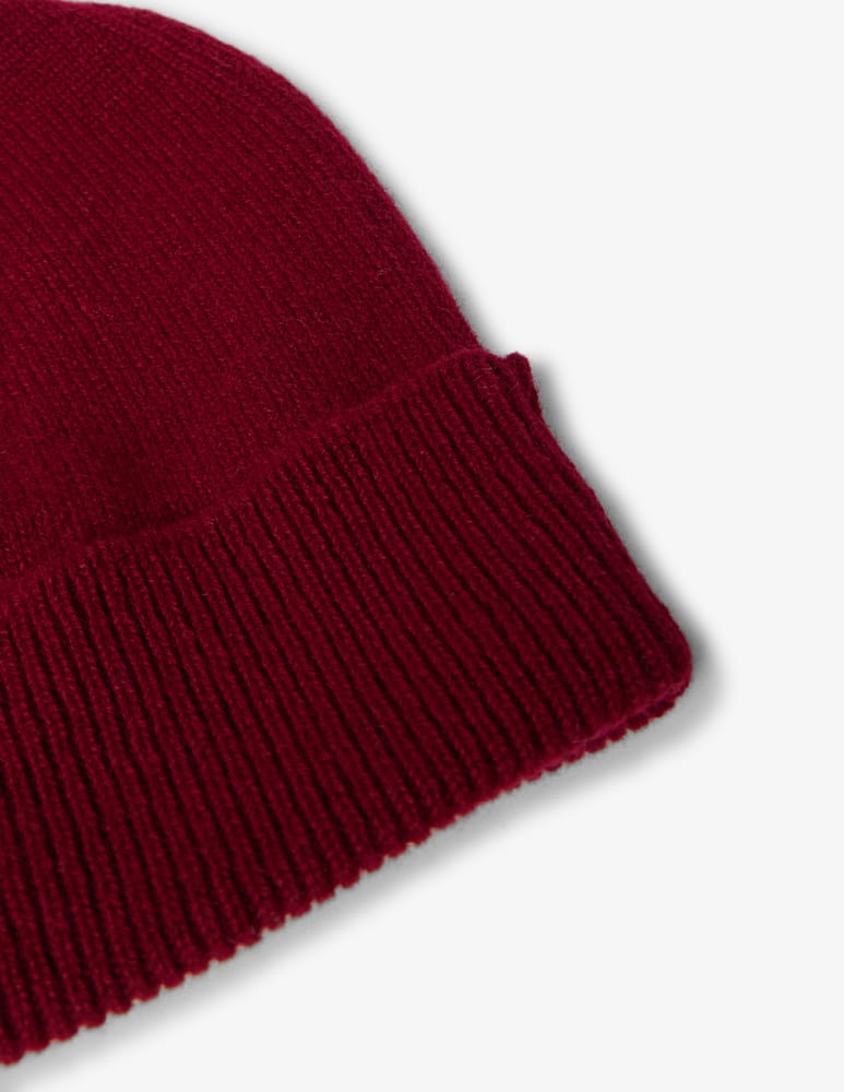 Pure Cashmere Cappello con bordo a costine - immagine 4 Pure Cashmere Cappello con bordo a costine - immagine 4