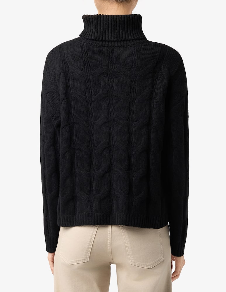 Pure Cashmere Maglia collo alto bicolore - immagine 3 Pure Cashmere Maglia collo alto bicolore - immagine 3