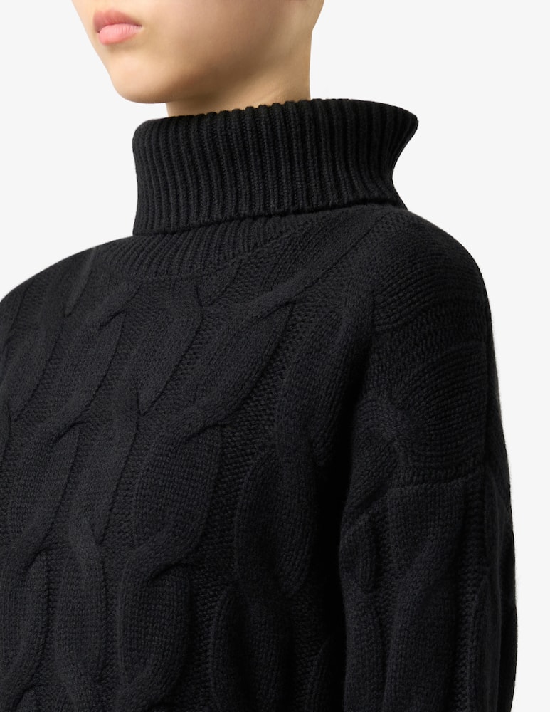 Pure Cashmere Maglia collo alto bicolore - immagine 4 Pure Cashmere Maglia collo alto bicolore - immagine 4