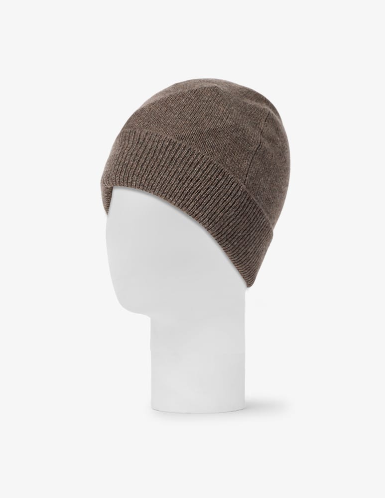Pure Cashmere Cappello con bordo a costine - immagine 1 Pure Cashmere Cappello con bordo a costine - immagine 1