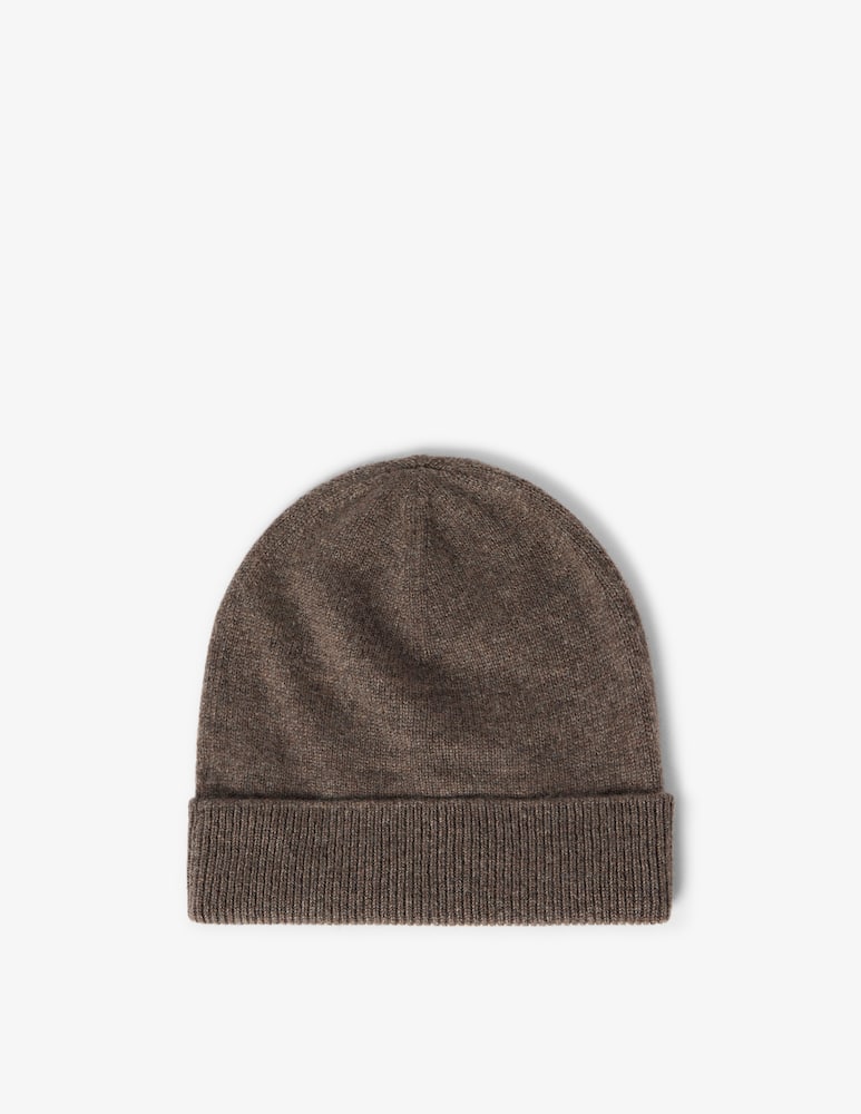 Pure Cashmere Cappello con bordo a costine - immagine 2 Pure Cashmere Cappello con bordo a costine - immagine 2