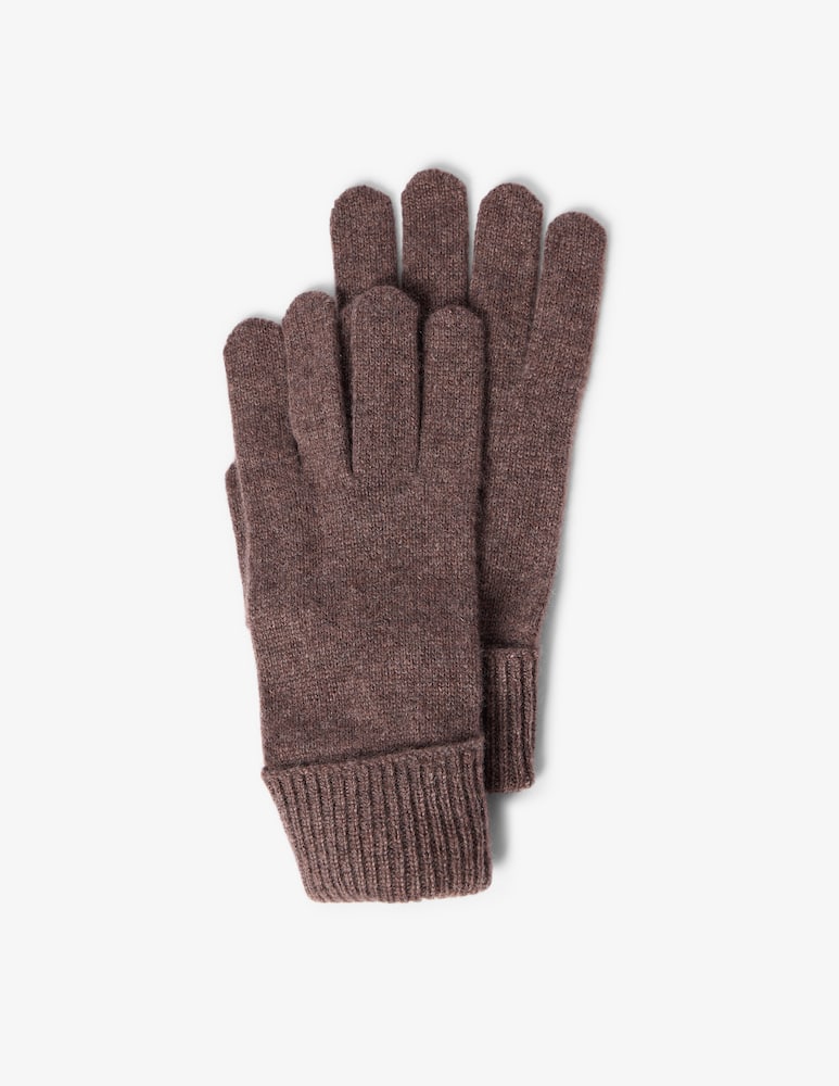 Pure Cashmere Guanti polso in costa - immagine 1 Pure Cashmere Guanti polso in costa - immagine 1