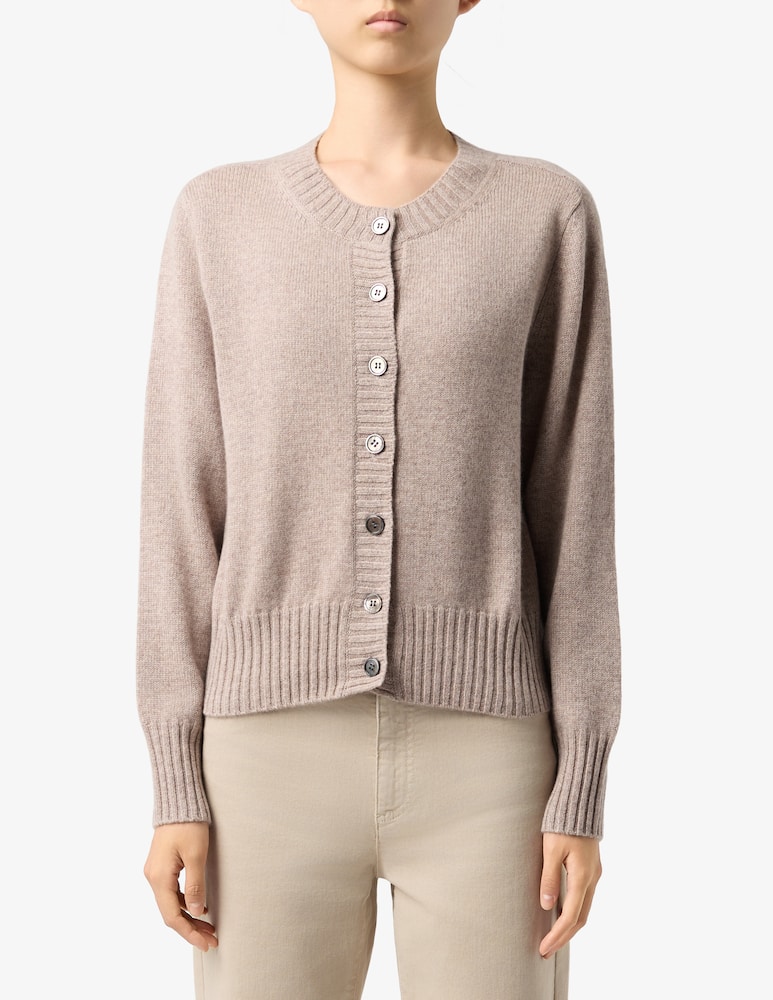Pure Cashmere Cardigan cropped - immagine 1 Pure Cashmere Cardigan cropped - immagine 1