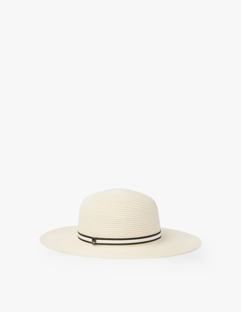 rinascente Borsalino Giselle brimmed hat - white