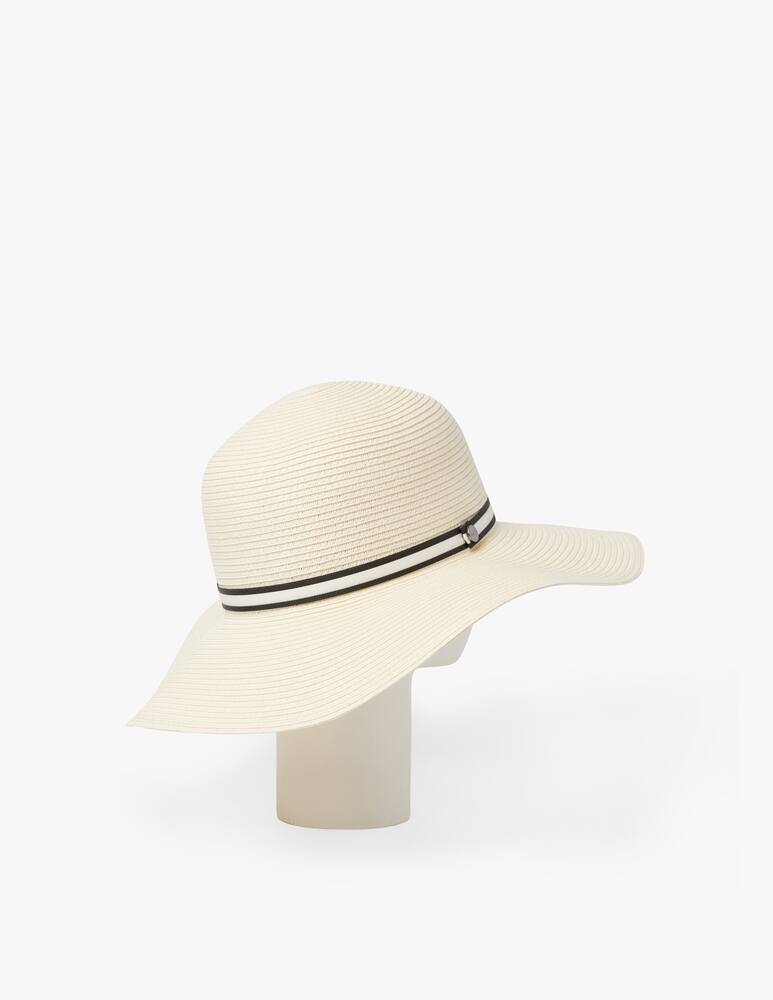 rinascente Borsalino Giselle brimmed hat - white