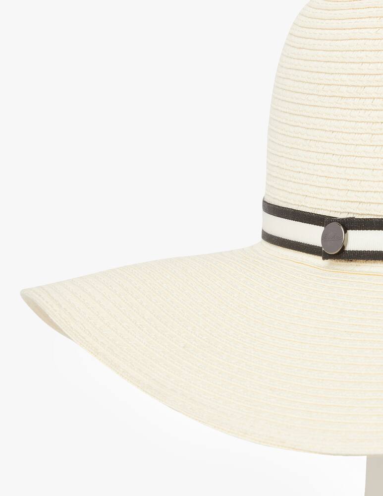 rinascente Borsalino Giselle brimmed hat - white