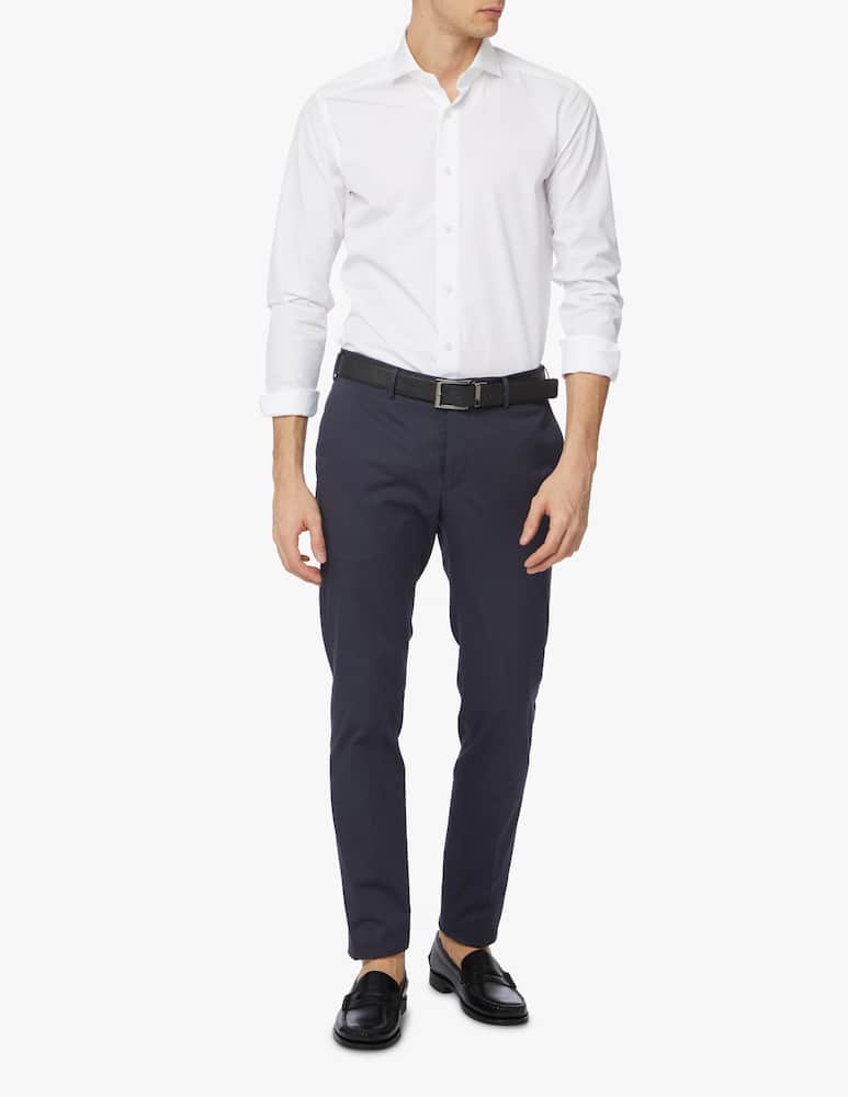 rinascente Xacus Poschette popeline shirt - white