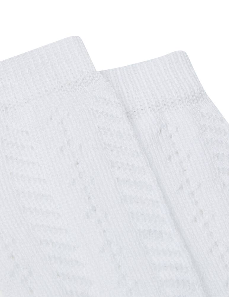 rinascente Story Loris Openwork knee-high sock - white