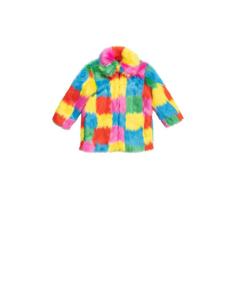 rinascente Stella McCartney Fake fur coat multicolor