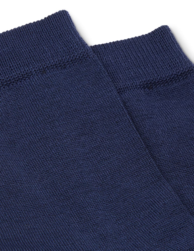 rinascente Story Loris Calza corta tinta unita - blu