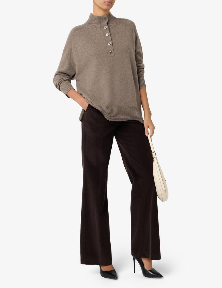 24.7 Studio Buttoned mock neck sweater - picture 2 24.7 Studio Buttoned mock neck sweater - picture 2