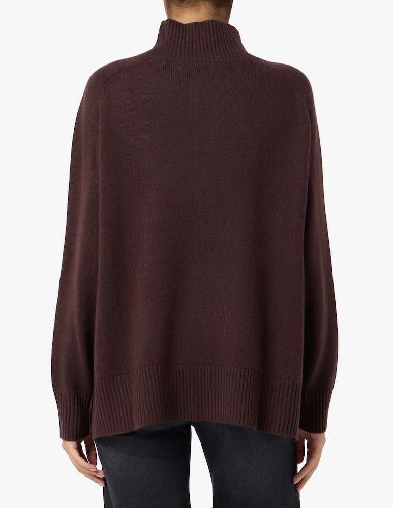 24.7 Studio Maglione in cashmere con collo a lupetto e bottoni - immagine 3 24.7 Studio Maglione in cashmere con collo a lupetto e bottoni - immagine 3