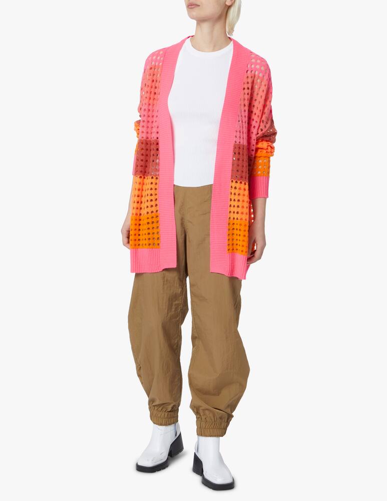 rinascente Brodie Cashmere Cardigan in cashmere Sunset - rosa