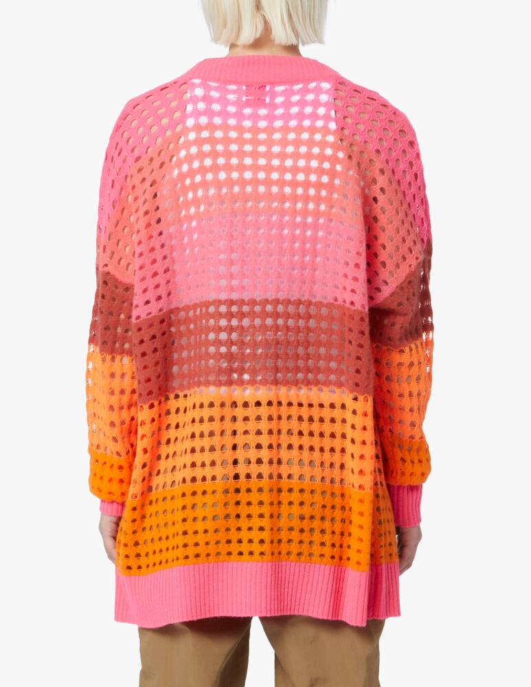 rinascente Brodie Cashmere Cardigan in cashmere Sunset - rosa